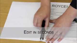 How To Bind Documents Without A Binding Machine  Royce Martin [upl. by Norud]