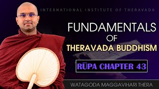 043  Fundamentals of Theravada Buddhism  Rūpa  Maggavihari Thera  IIT [upl. by Einad133]