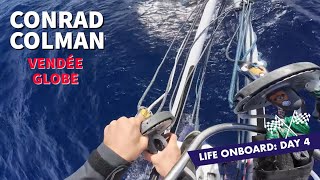 Vendée Globe  Life onboard  Day 4 [upl. by Yekim]