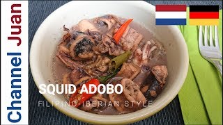 DUTCH INKVIS ADOBO Hoe maak je inkvis met saus [upl. by Mart767]