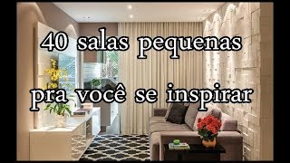 40 SALAS PEQUENAS PRA VOCÊ SE INSPIRAR [upl. by Enelym498]