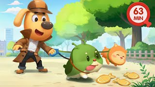 Leash Walking Your Pets  Safety Tips  Kids Cartoons  Police Cartoon  Sheriff Labrador [upl. by Eleahcim577]