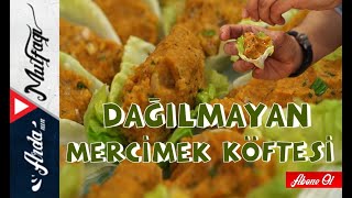 Vazgeçilmeyen Mercimek Köftesi  Dağılmayan Mercimek Köftesi Tarifi  Ardanın Mutfağı [upl. by Marillin]