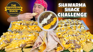 The SHAWARMA SHACK MUKBANG CHALLENGE  FOOD CHALLENGE PINOY MUKBANG [upl. by Frechette]