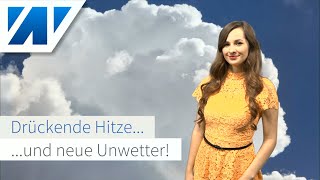 Achtung Unwetterwarnung Erst SaharaHitze dann schon wieder schwere Gewitter Hagel Tornado [upl. by Alfy]