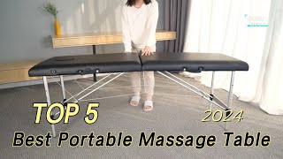 TOP 5 Best Portable Massage Table in 2024 [upl. by Chui589]