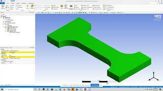 ANSYS Tutorial Tensile Test using Explicit Dynamics [upl. by Nairod281]