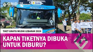 Jangan Sampai Lewat Tiket Mudik Gratis Lebaran 2024 dari BUMN Ditambah Kuotanya Jadi 80000 [upl. by Hough]