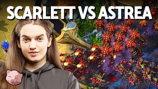 The Most CHAOTIC Series from a 100k Tournament Scarlett vs Astrea Bo5 ZvP  StarCraft 2 [upl. by Bordy902]