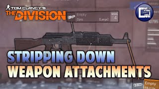 How To Strip All Gun Attachments In 1  The Division [upl. by Iren]