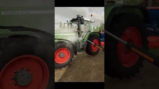 Jet Washing Fendt Favorit Tractor is Super Satisfying  Farming Simulator 22 fs22 shorts [upl. by Moia522]