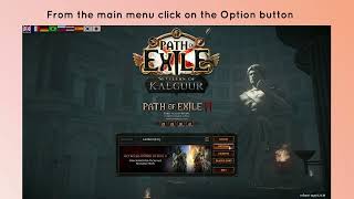 How to Change Language in Path of Exile [upl. by Natam]