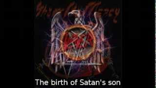 Slayer  The Antichrist  With Lyrics Subtitled [upl. by Nahtannoj538]