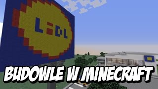 Budowle w Minecraft 007 Projekt Miasto  Sklep LIDL [upl. by Nadda]