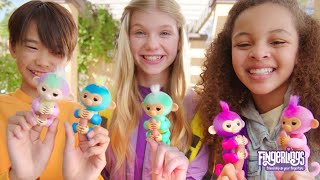 NEW Fingerlings Baby Monkeys 70 Sounds amp Reactions to Discover [upl. by Nedloh]