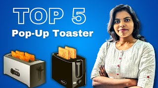 TOP 5 BEST TOASTER IN INDIA 2023  Top 5 pop up toaster 2023 [upl. by Melamed]