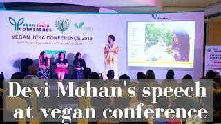 Devi Mohan speaks at the first Vegan India Conference in Delhi [upl. by Rot264]