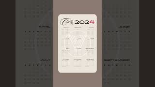 2024 Calendar  Download Free [upl. by Sinne]