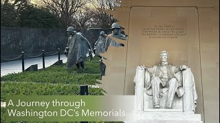 Washington DC Part 3  Lincoln Monument  Vietnam Memorial  Korean Memorial [upl. by Ynnelg865]