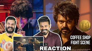 Chocolate Coffee 🤣  Leo Movie Coffee Shop Fight Scene Reaction Thalapathy Vijay Entertainment Kizhi [upl. by Llenehs756]