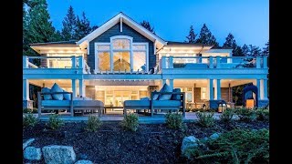 Prestigious Oceanfront Estate in Victoria British Columbia Canada  Sothebys International Realty [upl. by Aivatra145]