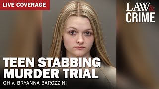 LIVE Teen Stabbing Murder Trial — OH v Bryanna Barozzini — Plea [upl. by Dalenna]