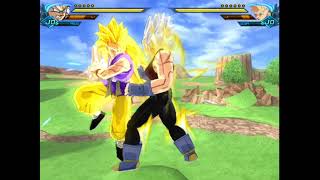 Goku SSJ3 vs Baby Vegeta Round 2  PCSX2 DBT3 Edición GT [upl. by Nohsauq]