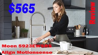 Moen 5923EWSRS Align Motionsense Wave Sensor Touchless Review 2020 [upl. by Anyak807]