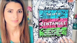 The Art Of ZENTANGLE 2  My Drawings amp Doodles  SoCraftastic [upl. by Christabella156]