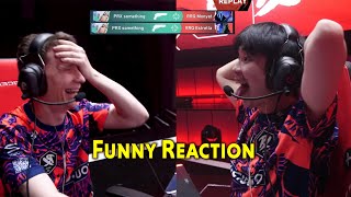 Funny Reaction from PRX smth and Mindfreak After SheriffOnly 1v2 Clutch vs RRQ Monyet [upl. by Elocen]