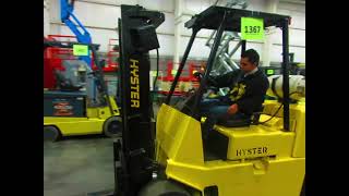 Cómo Operar o manejar Montacargas Hombre Sentado Marca HYSTER Modelo S100XL2 Gas LP de 10000 Libras [upl. by Eilssel]