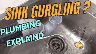 Plumber Gives a Perfect Visual on Why a Plumbing Drain Gurgles [upl. by Massab124]