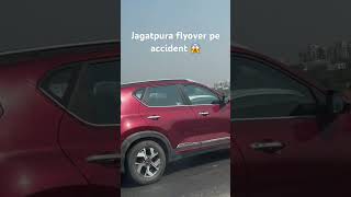 Jagatpura flyover accident 🤯jaipur jaipurhighway jagatguru ytshorts [upl. by Htieh969]