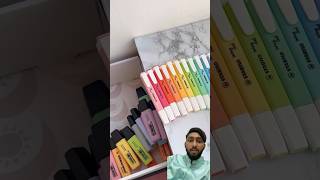 ASMR Pen satisfying asmr oddlysatisfying makeup unboxing posca gadgets funny [upl. by Enaile]