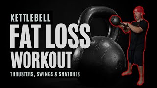 Fat Loss And Cardio Crusher⎮Intense Kettlebell Workout To Shred Fat And Kill Cardio [upl. by Winifred]