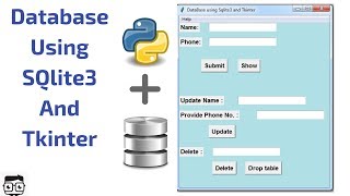 DML Operations In Python With Tkinter amp Sqlite 3 [upl. by Anyal]