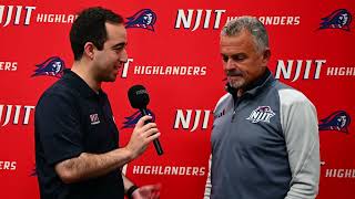 NJIT Mens Soccer Post Game vs Delaware  10124 [upl. by Oiliruam653]