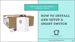 Broadlink Bestcon SCB1E Wifi Smart Switch with Energy Monitoring  Installation and Configuration [upl. by Emil]