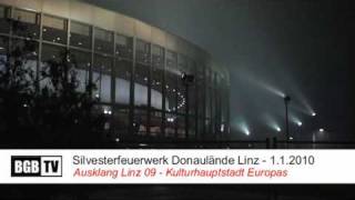 Neujahrsfeuerwerk 2010 Linz [upl. by Notnroht]