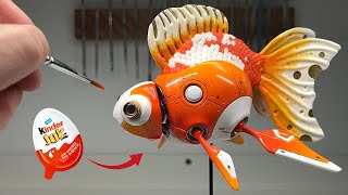 I made a Chill SpaceRoving RoboGoldfish  Transforming Junk into Cosmic Wonders [upl. by Afatsuom30]