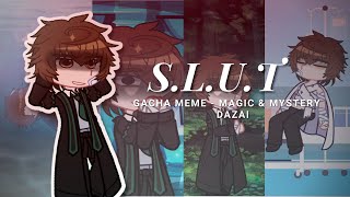 SLUT  gacha memeedit  Magic amp Mystery  BSD x HP Crossover [upl. by Elesig]