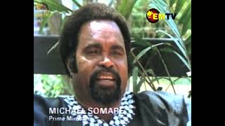 PNGFA COMMEMORATES LATE GRAND CHIEF SIR MICHAEL SOMARE [upl. by Ronnoc]