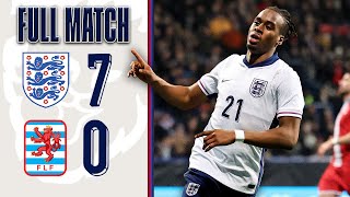 FULL MATCH  England U21 70 Luxembourg U21  UEFA EURO U21 Qualification  Group F  England [upl. by Ysac]