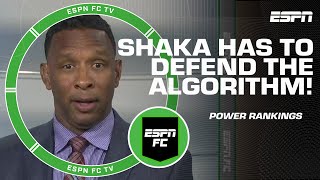 HAVE YOU BEEN ON HOLIDAY 🏖️ Jan takes issue with Shaka’s Power Rankings  ESPN FC [upl. by Gnehc]