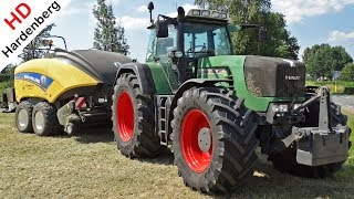 Pressing bales  Fendt 920 Vario  New Holland Bigbaler 1270 Plus  Balen persen  Schimmel  2018 [upl. by Noivax]