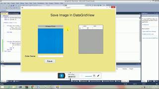 Save Image In Datagridview Using Vbnet Step By Step [upl. by Karrie]