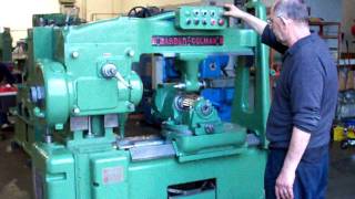 Barber Colman 1616 Gear Hobbing MachineMOV [upl. by Atteyram]