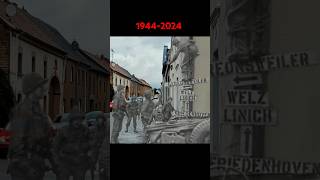 Then and Now WW2 Westernfront History Pictures Rhineland [upl. by Harahs]