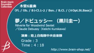 WW6 夢ドビュッシー 黒川圭一 Rêverie by Claude Debussy arr Keiichi Kurokawa [upl. by Eanyl]