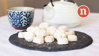 Coconut Cream Cookies  Kuih Bangkit  Tapioca Cookies  番婆饼 Nyonya Cooking [upl. by Adnuhsed]